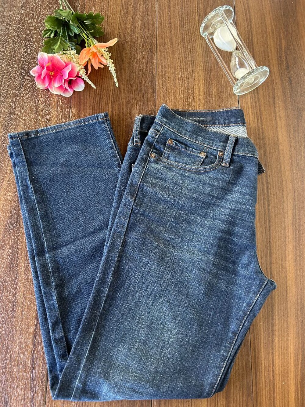 Men's Lucky Brand 221 Straight Pace Denim Blue Jeans 34x32